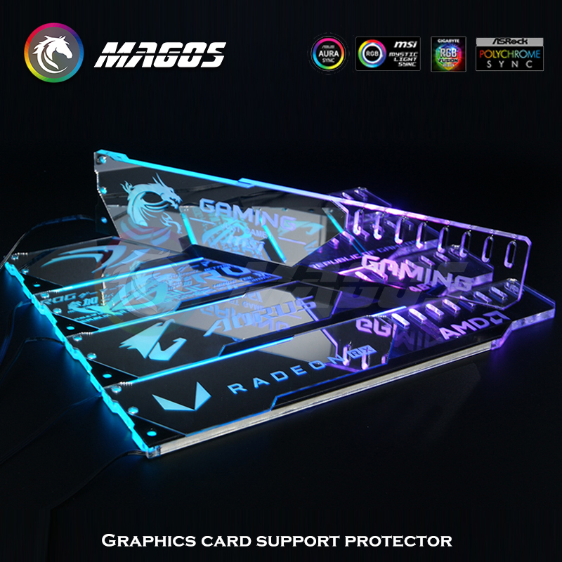 GPU Holder ARGB Silver Mirror  - Pc Gaming Lian Li ulasan dan harga