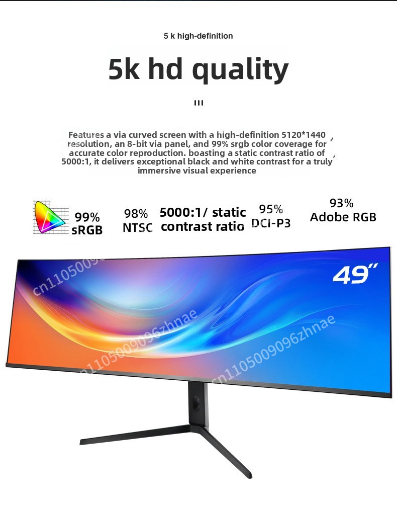 49 Inch Ultrawide Curved Monit - High Refresh Monitor ulasan dan harga