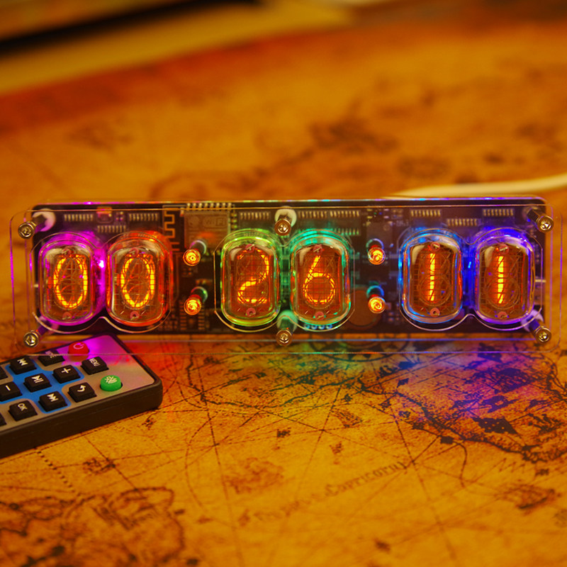 Nixie Tube Desk Clocks Six Dig - Pc Gaming Youtube ulasan dan harga