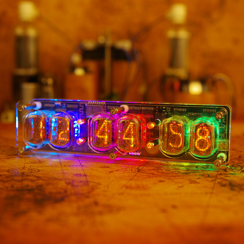 Nixie Tube Desk Clocks Six Dig - Pc Gaming Youtube ulasan dan harga