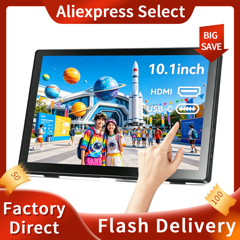 Small Touchscreen Monitor 10.1 - Pc Gaming On Mobile ulasan dan harga