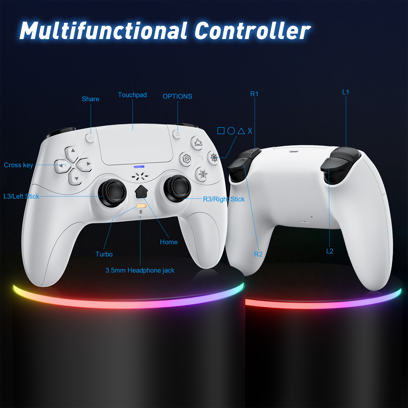 Wireless Gamepad For Playstati - Pc Gaming Ps5 ulasan dan harga