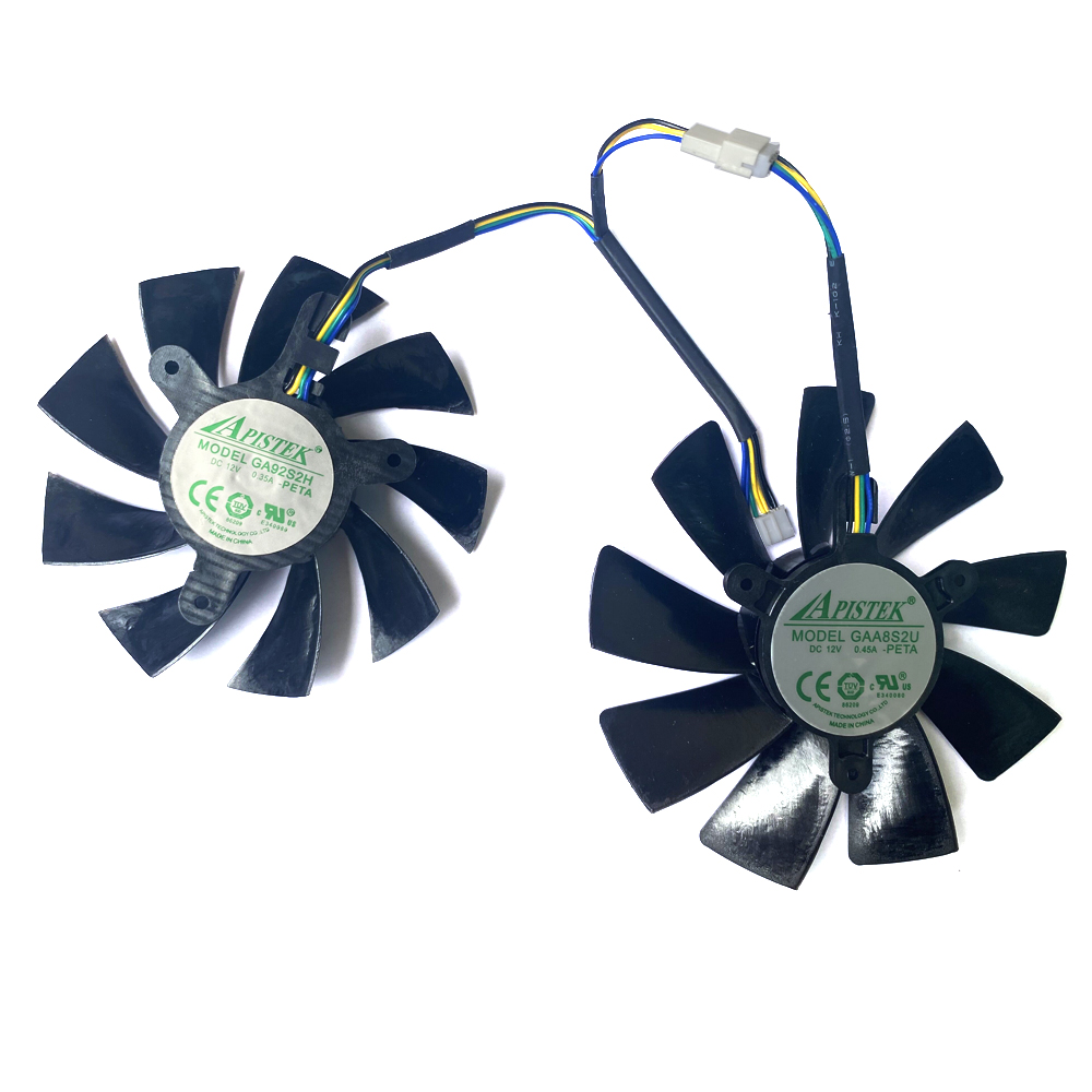 100MM GAA8S2H GAA8S2U 87MM GA9 - Pc Gaming White ulasan dan harga