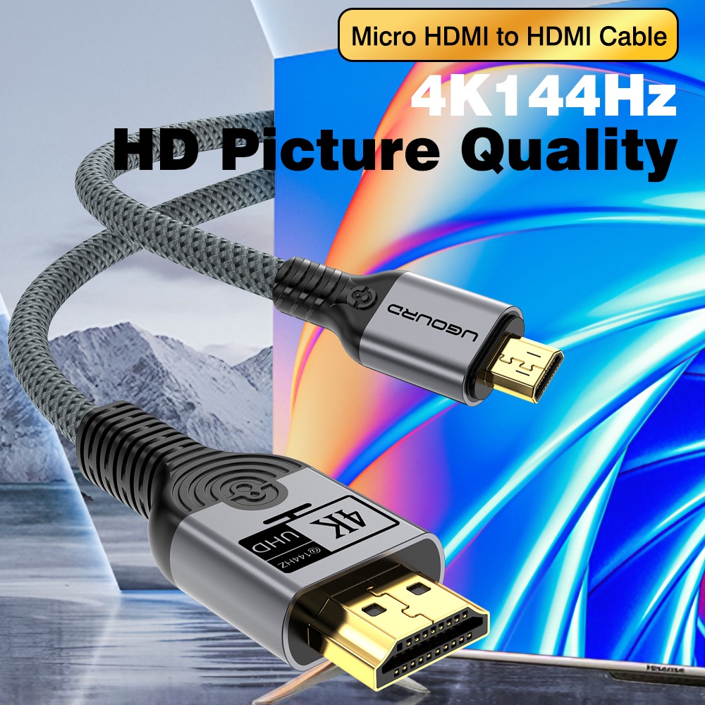 UGOURD Nylon Braided Micro HDM - High Refresh Monitor ulasan dan harga
