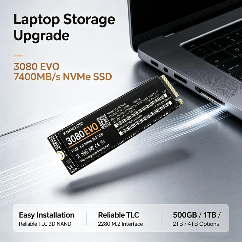 7400MB/s M.2 NVMe SSD 3080 EVO - Pc Gaming Ps5 ulasan dan harga