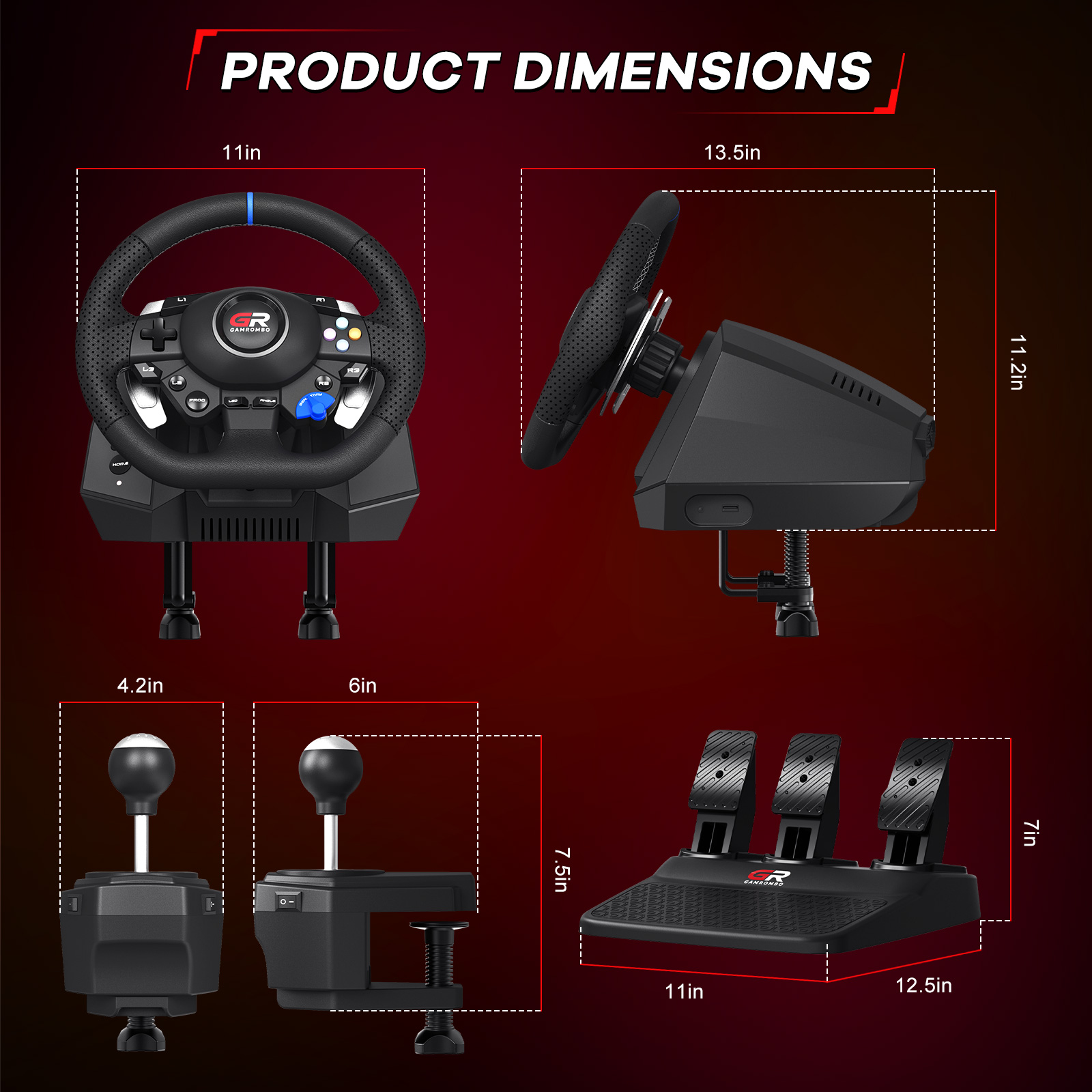 F127 Gaming Steering Wheel For - Pc Gaming Ps5 ulasan dan harga